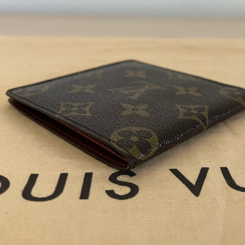 Rare Louis Vuitton Bifold Credit Card Wallet Monogram Vintage France 1987 - Picture 8 of 17